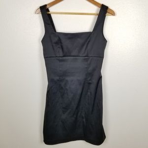 Laundry by Shelli Segal Black Satin Dress 6